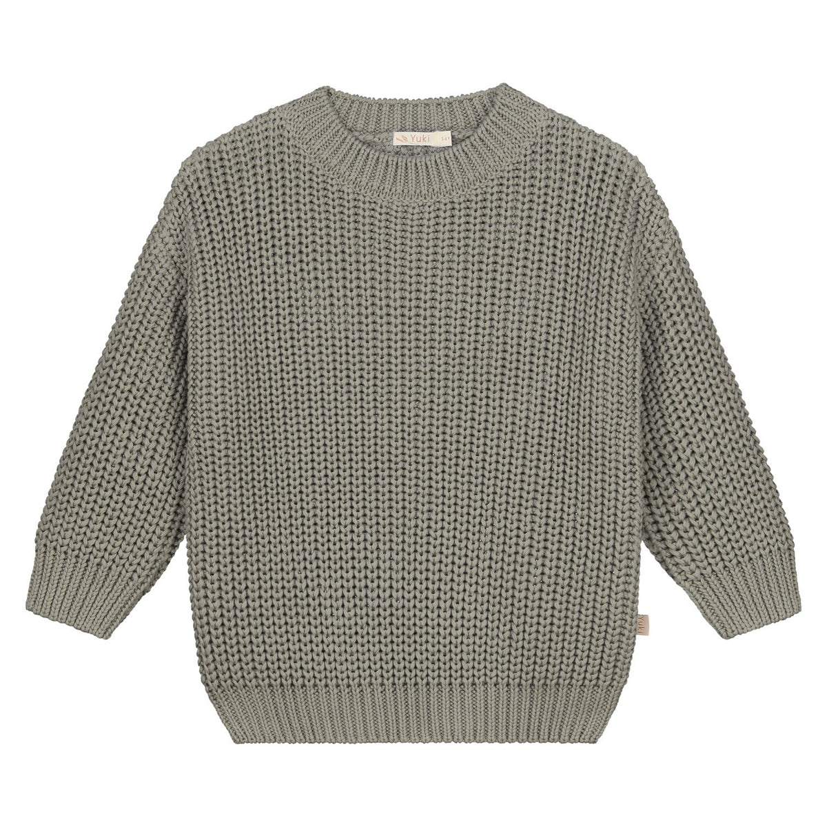 Chunky Knitted Sweater, sage