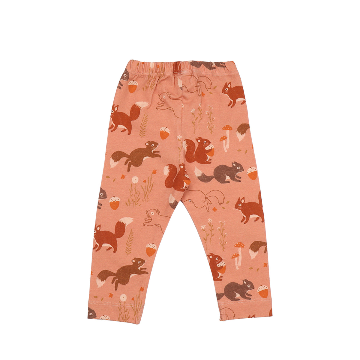 Rückseite der Einhörnchen-Babyleggings aus Bio-Baumwolle von WALKIDDY – Bärechind Winterthur, Zürich, Schweiz.
