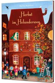 Herbst im Holunderweg – liebevoll illustriertes Kinderbuch über Freundschaft, Herbst und Laternenumzug für Kinder ab 5 Jahren, erhältlich bei Bärechind Winterthur