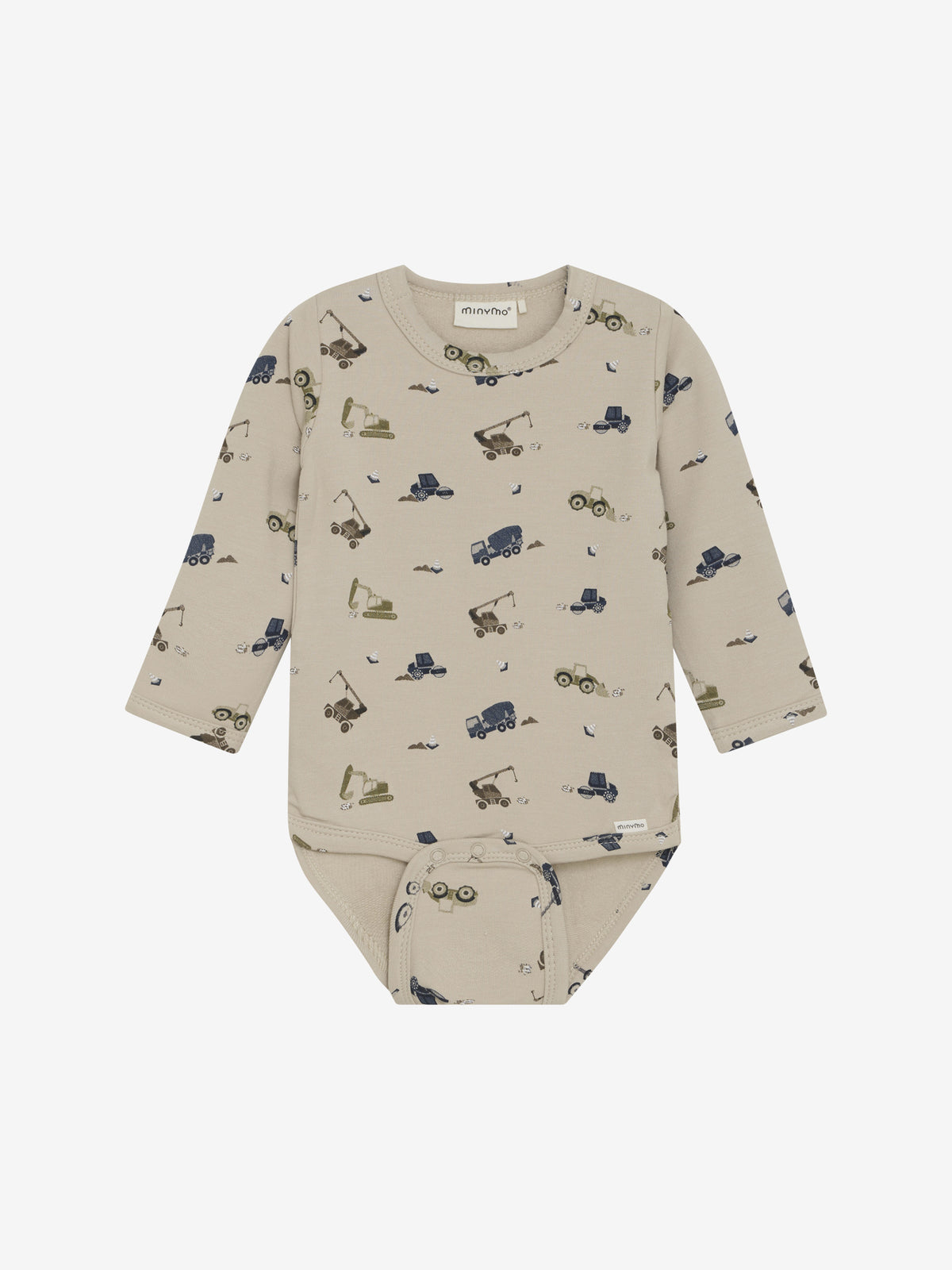 Body LS AOP Sweat, Brown