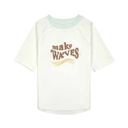 UV Shirt Kinder Kurzarm -  Weiss