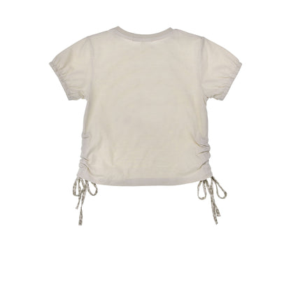 Kurzarm T-Shirt mit Flamingo Print