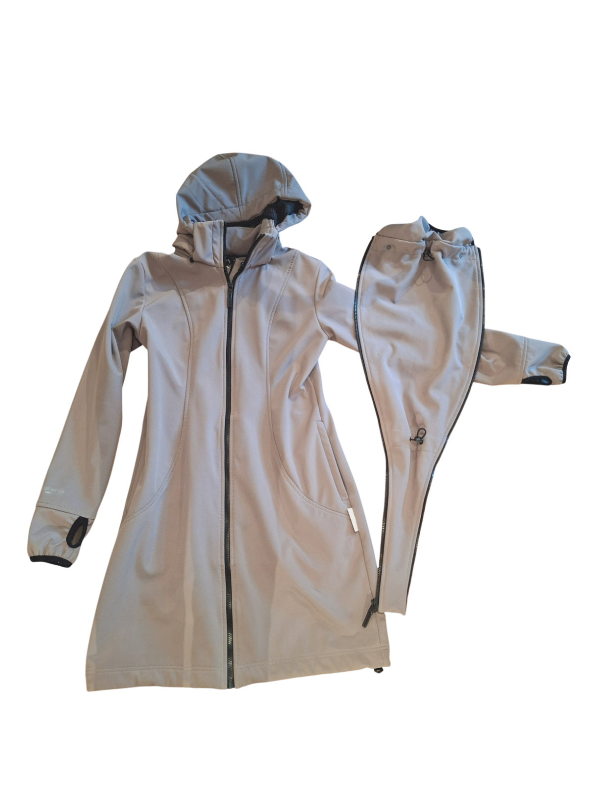 Tragejacke Angelwings Gr S S Grau