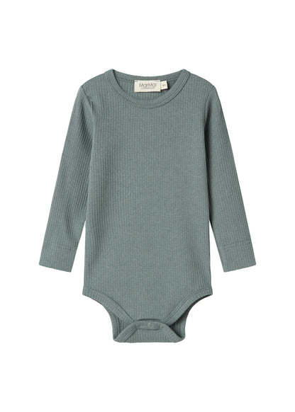 Langarmbody Modalbody, Dusty Green