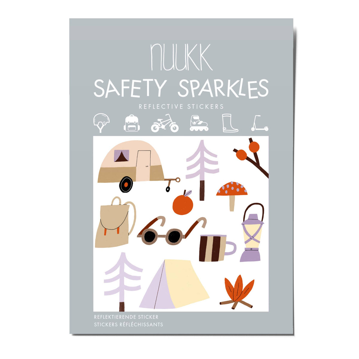 Reflektierende Sticker "Camping"