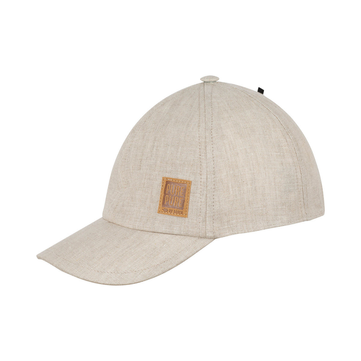 Schirmcap Leinen, sand