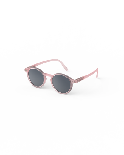 IZIPIZI Kinder Sonnenbrille 5-7 Jahrem Pink Seitenansicht mit runden Gläsern – erhältlich im Kinderladen Bärechind Winterthur