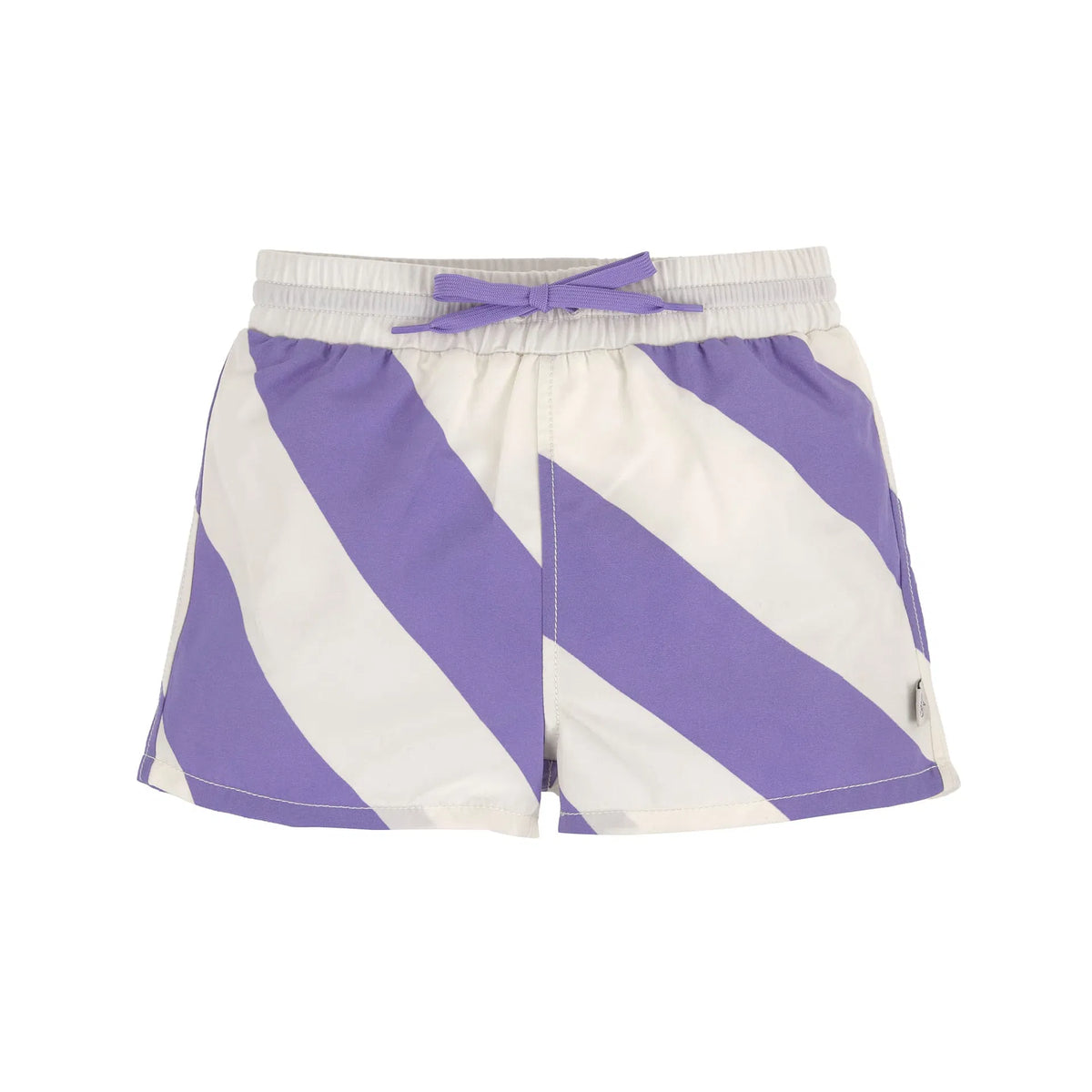 Lässig UV Boardshorts Baby Streifen lila bei Bärechind Winterthur Zürich Schweiz Vorderansicht