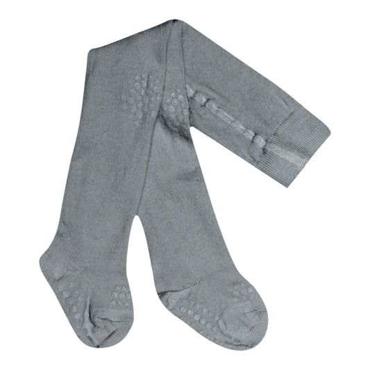 GoBabyGo Wolle Krabbel-Strumpfhose stone blue mit Anti-Rutsch-Noppen – im Bärechind Winterthur, Zürich, Schweiz erhältlich