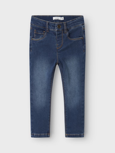 Dunkelblaue NameIt Kinderjeans aus Denim mit Fleece-Innenseite, Bärechind Winterthur Zürich Schweiz