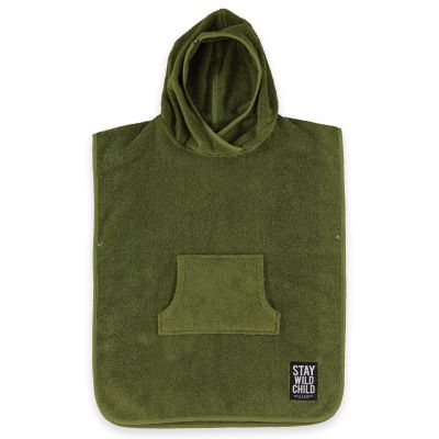 Poncho, Pesto (100% Organic Cotton)