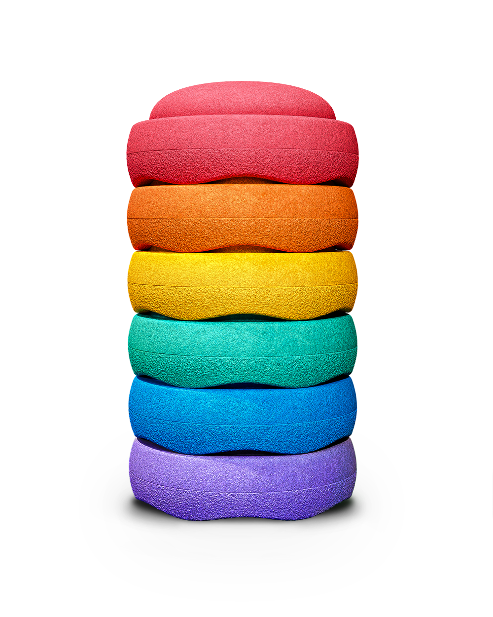 Das farbenfrohe Stapelstein Rainbow Set – ein kreatives Bewegungsspielzeug für Kinder. Entdecke Stapelstein bei Bärechind in Winterthur, Zürich – nachhaltig, langlebig und vielseitig einsetzbar.
