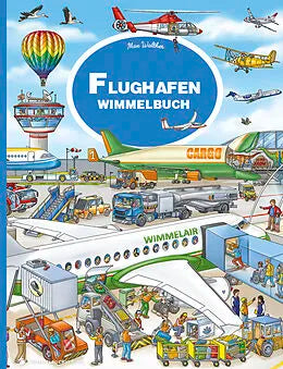 Ein spannedes Wimmelbuch über den Flughafen für kleine Flugzeug-Fans im Bärechind-Laden in Winterthur erhältlich