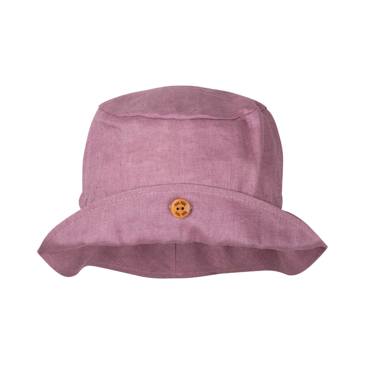Schlapphut Leinen, mauve