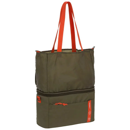 Lässig Insulated Buggy Shopper in Olive als Einkaufstasche, erweitert für mehr Volumen.
