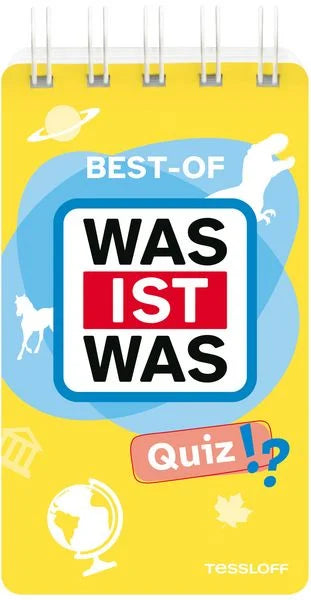 Best of WAS IST WAS Quiz, Quizblock mit Spiralbindung von Tessloff