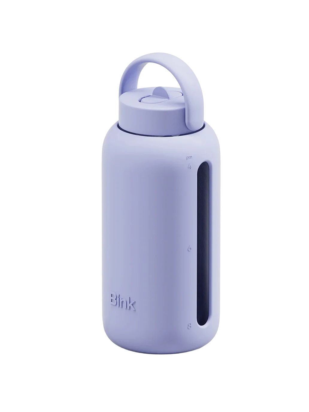 Bink Day Bottle 800 ml in der Farbe Iris aus Glas mit Silikonhülle – nachhaltige Trinkflasche bei Bärechind in Winterthur, Zürich, Schweiz.