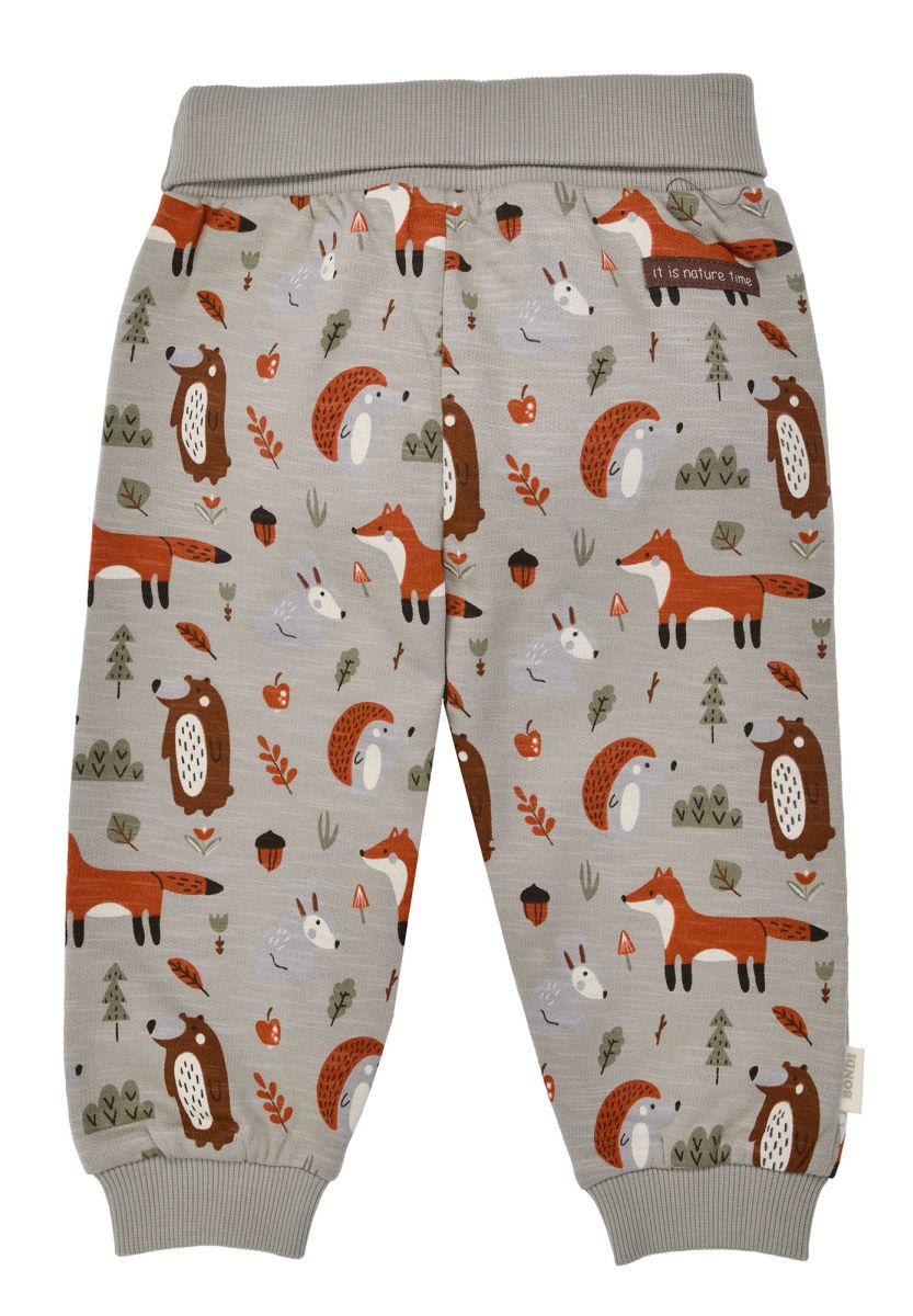 Bondi Kinderhose mit Fuchs Igel und Waldtier Print bei Bärechind Winterthur Zürich Schweiz