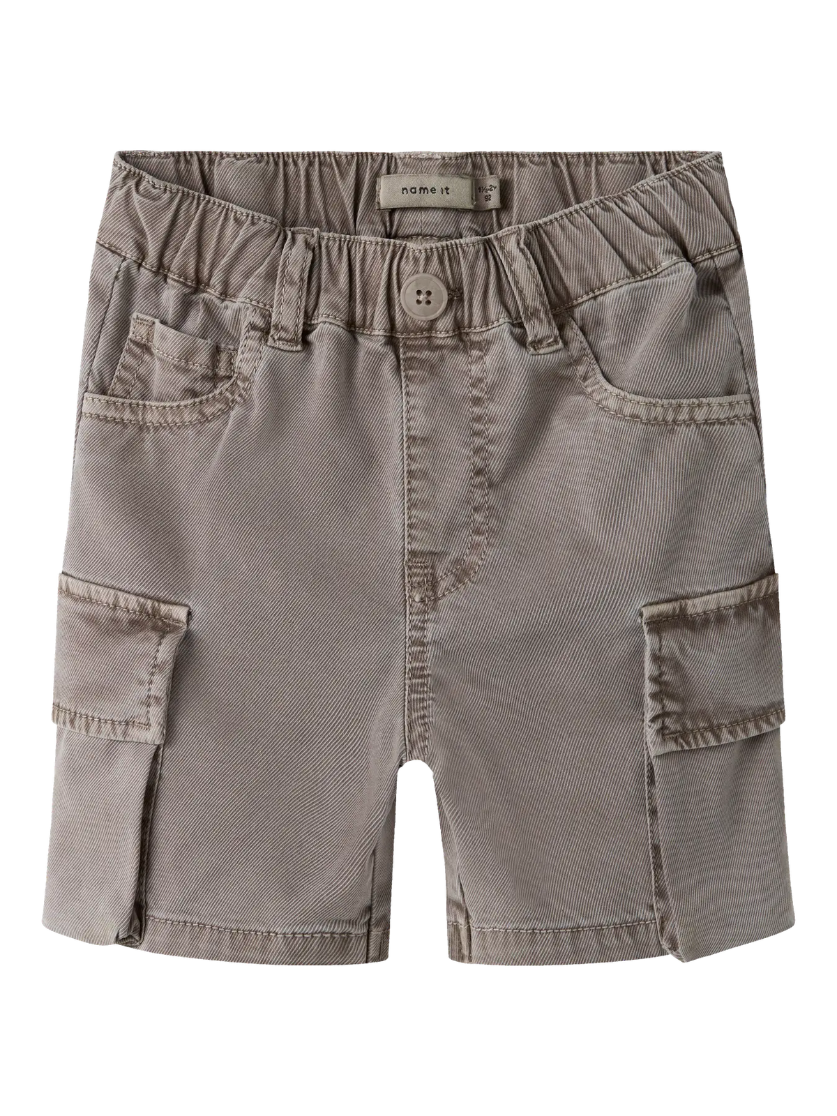 Cargo Shorts aus Baumwolle in Beige für Kinder, NAME IT, erhältlich im Bärechind Kinderladen Winterthur Zürich Schweiz