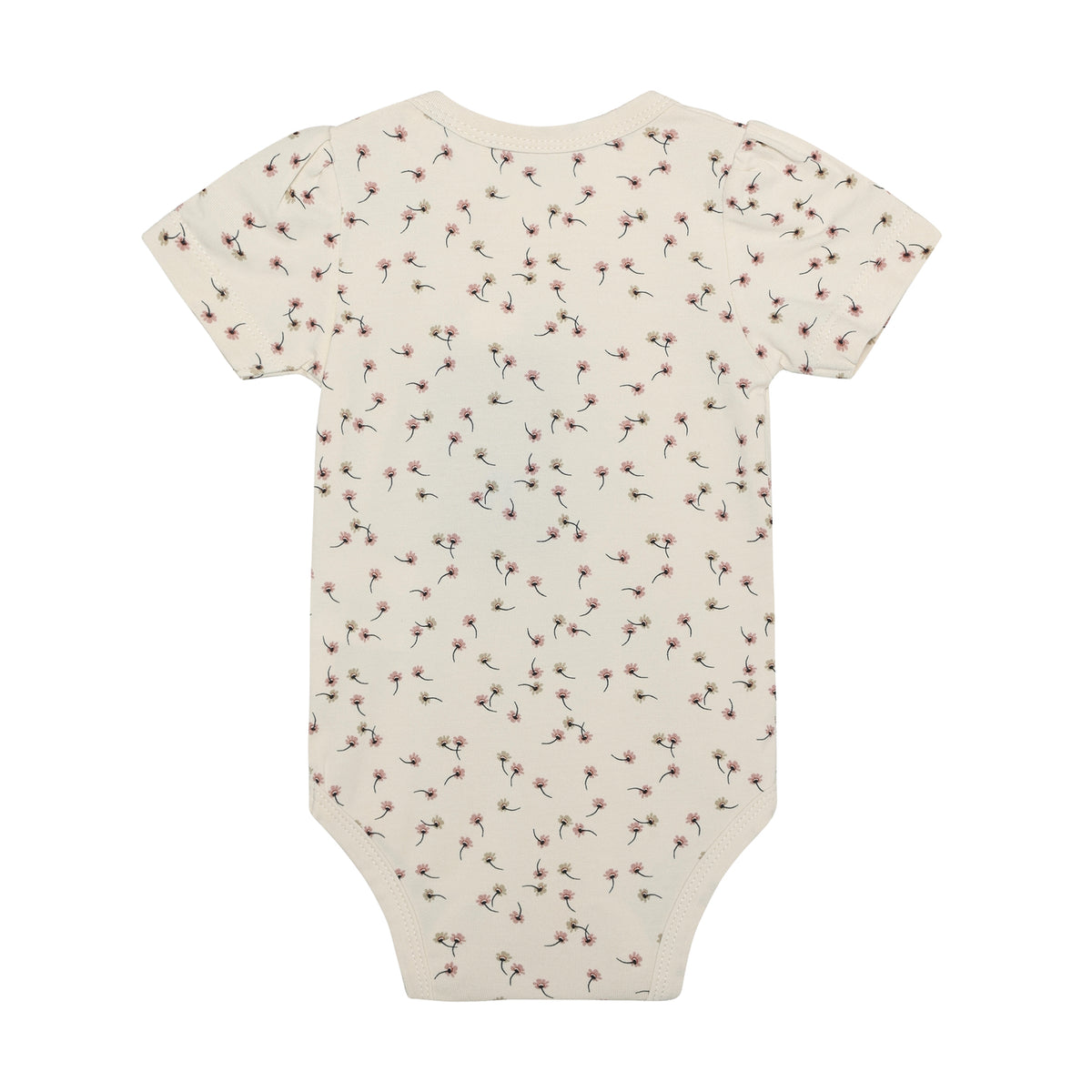 CeLaVi Bambus Body kurzarm Rückseite mit Blumen-Print für Babys, Bärechind Winterthur Zürich Schweiz