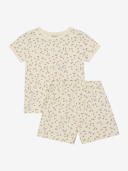 CeLaVi Bambus Pyjama-Set mit Blumen-Print für Kinder, Bärechind Winterthur Zürich Schweiz