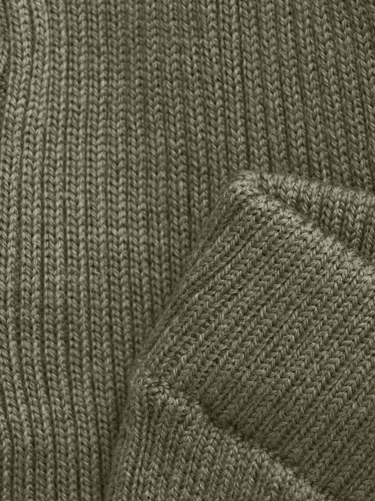 Detailaufnahme der Strickstruktur der CeLaVi Woll-Leggings – Bärechind, Winterthur, Zürich, Schweiz.