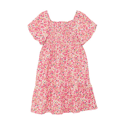 Blumenmuster vom Creamie Kinderkleid – nachhaltige Kindermode im Bärechind Winterthur, Zürich, Schweiz