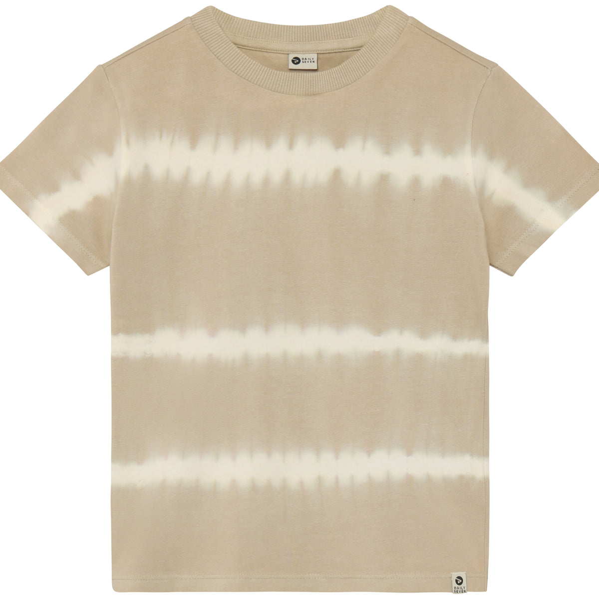 Tie-Dye T-Shirt Sand von DAILY7KIDS, Kinder T-Shirt Vorderansicht