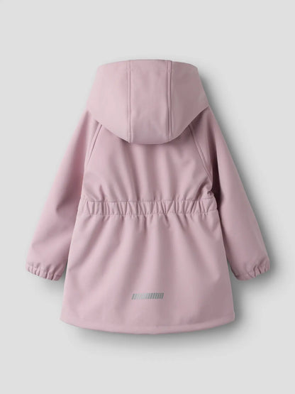 Rückansicht der Funktionsjacke Sunlit Allium für Kinder im Bärechind Winterthur Zürich Schweiz