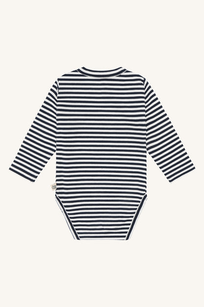 Hust & Claire Billy Langarmbody Rentier in More Navy, Ansicht 4
