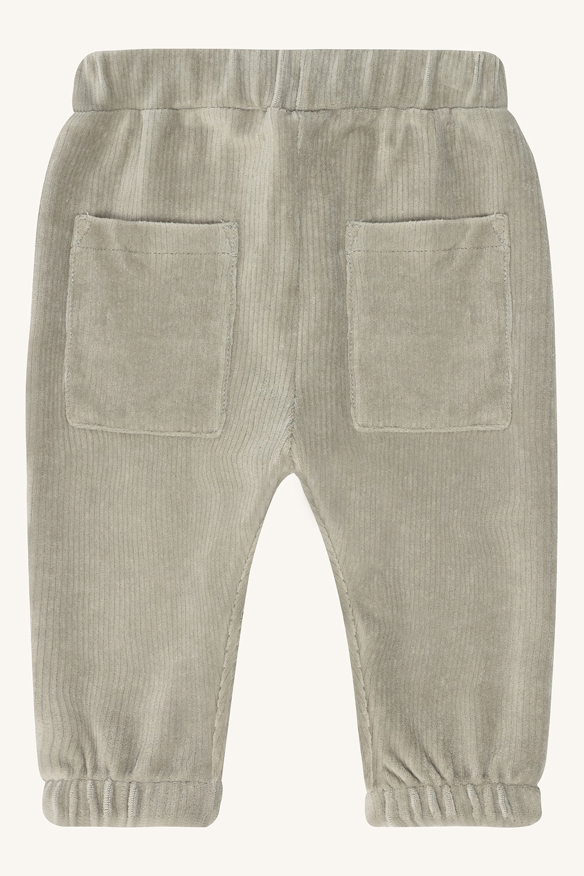 Hust & Claire Gus Babyhose aus Rippvelour in Forest Fog mit Gesässtaschen