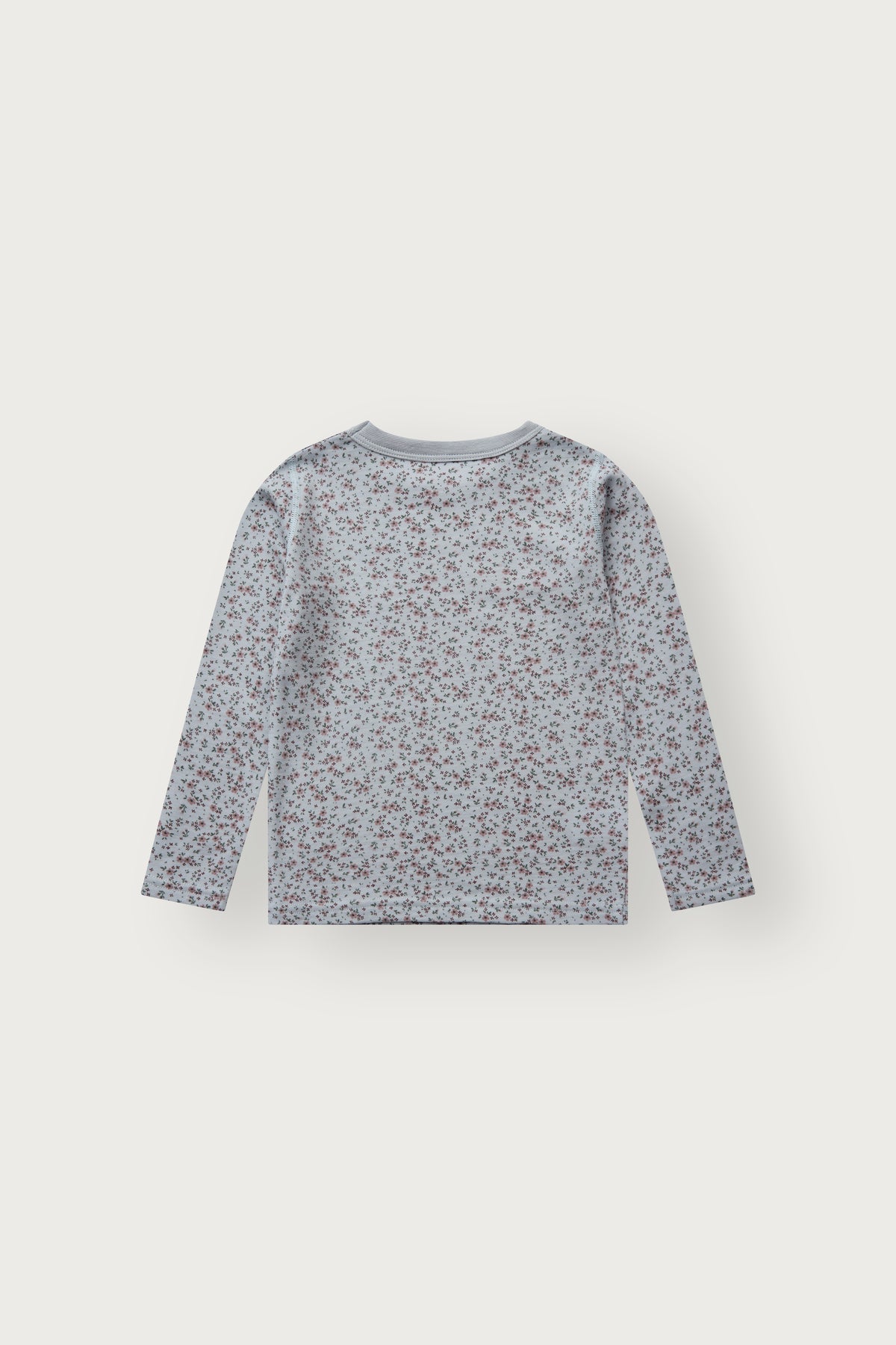 Rückansicht des Langarmshirts aus Wolle-Bambus-Mix, Oeko-Tex 100 zertifiziert