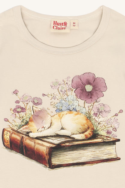 Hust&Claire Alma Book Cat Langarmshirt bei Bärechind