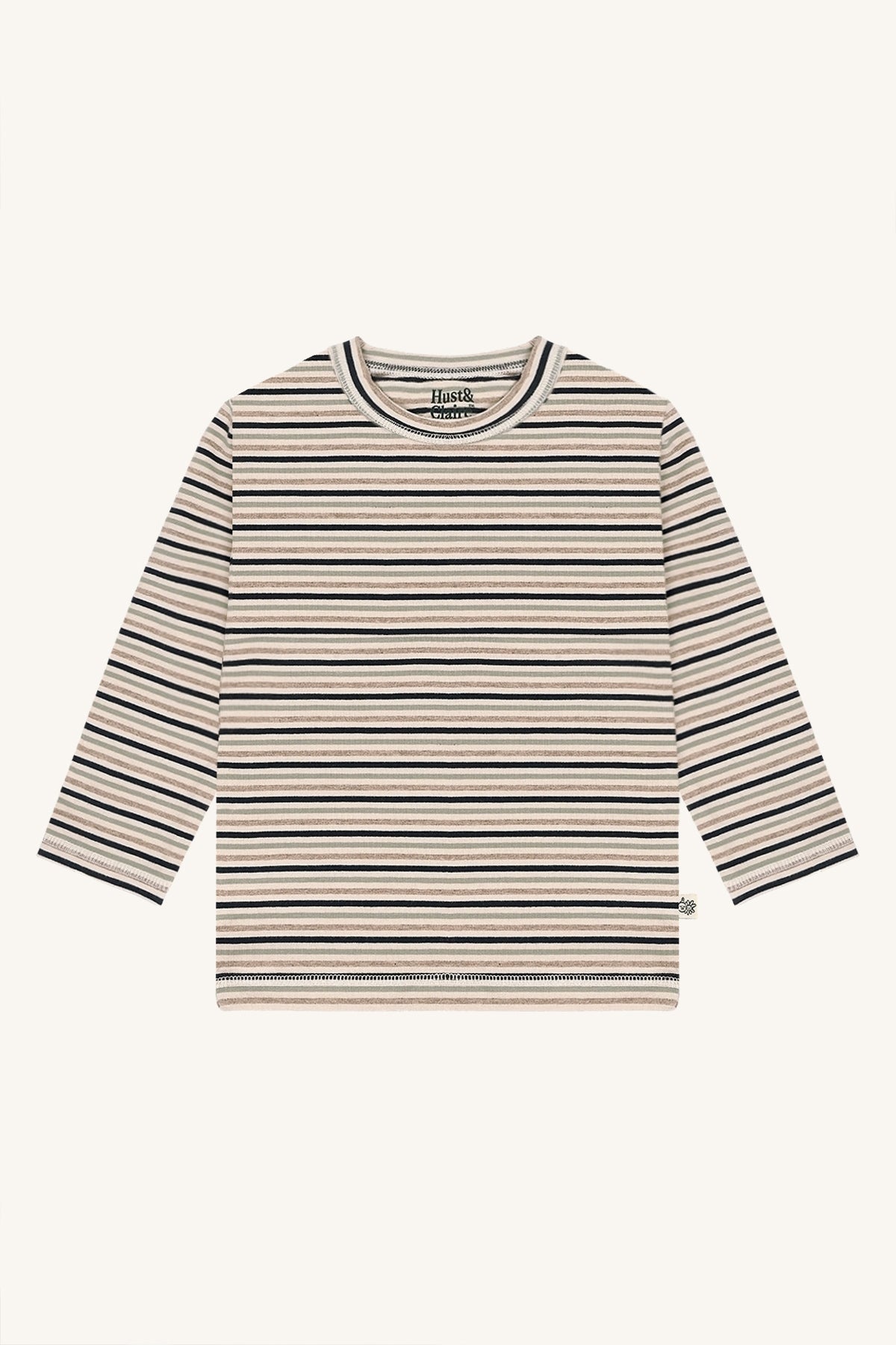 August Story Langarmshirt in French Oak, Vorderansicht