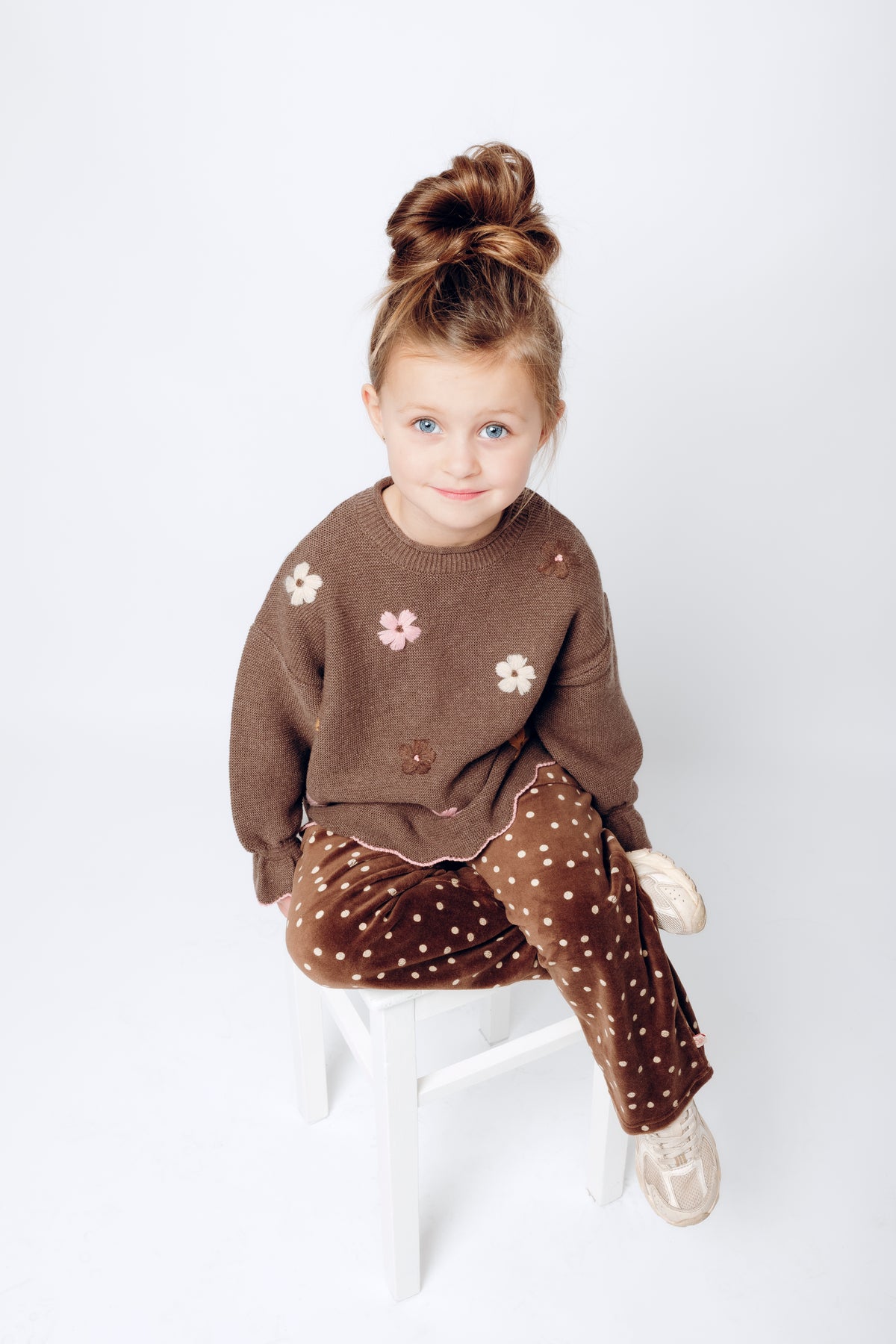 Hust&Claire Charlotte Pullover in Toffee Melange bei Bärechind