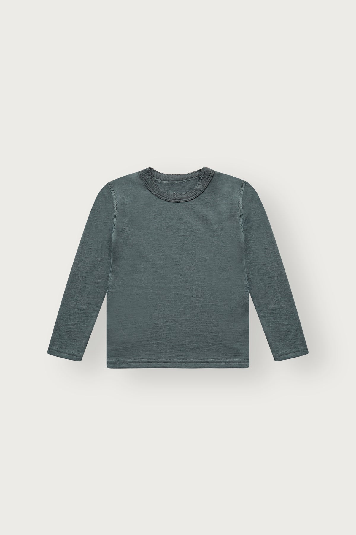 Langarmshirt aus Wolle und Bambus-Viskose, weich und wärmend für den Alltag