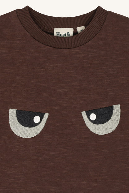 Hust&Claire Sejer Monster Pullover in Soil bei Bärechind