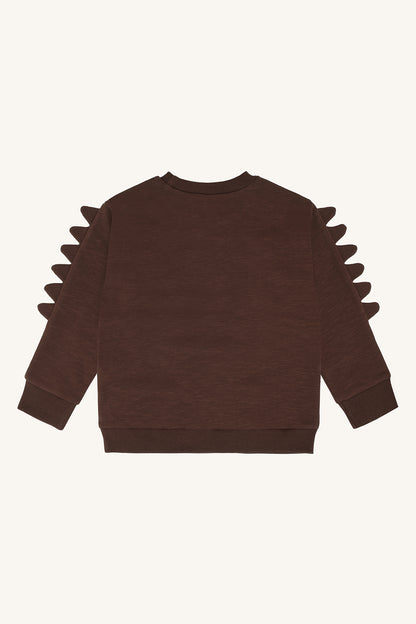 Pullover aus 95% Bio-Baumwolle mit 5% Elastan, GOTS-zertifiziert