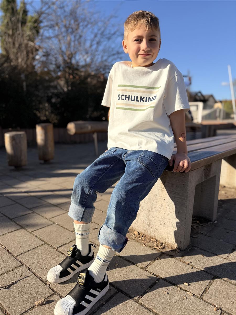 My Day My Dream Kindersocken Schulkind in Pastell, Ansicht 3