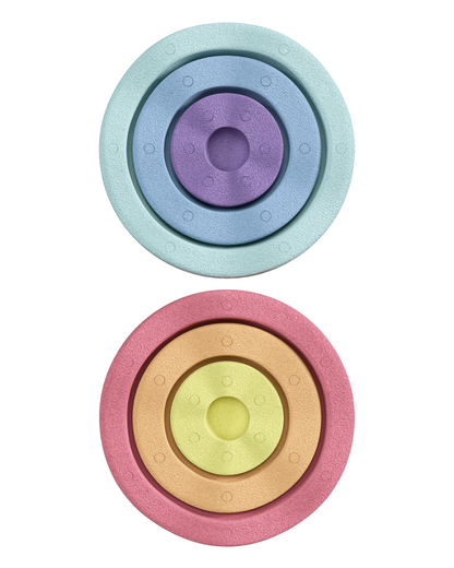 Obenansicht des Inside Pastell Sets – harmonisches Farbenspiel für kleine Entdecker*innen