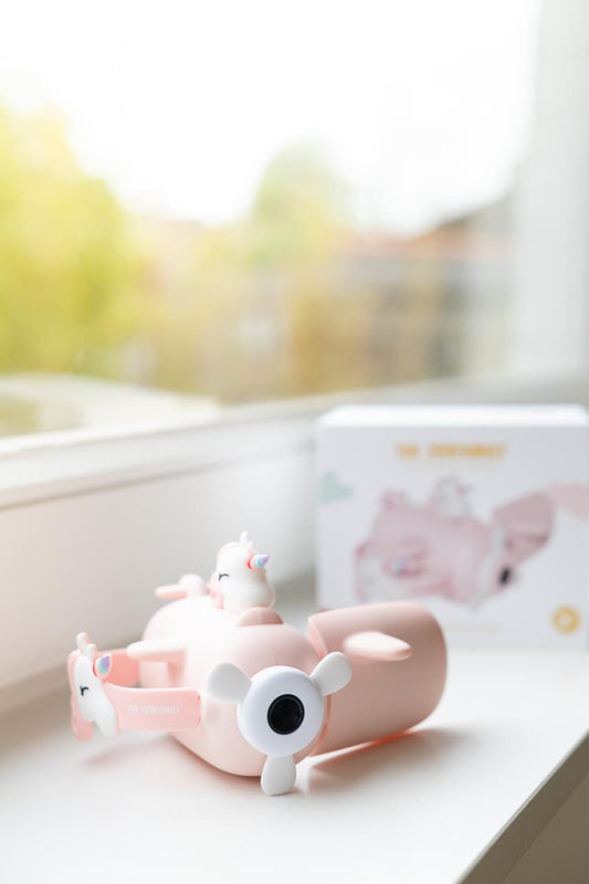 Zoo Family Kinderkamera im Einhorn-Design aus Silikon, erhältlich bei Bärechind Winterthur Zürich Schweiz.