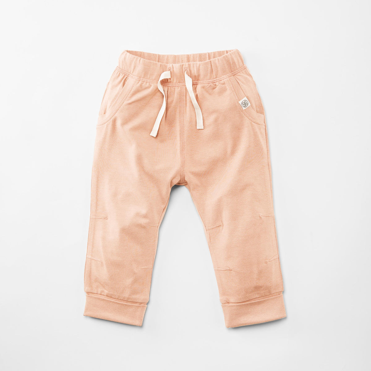 Kinder Jogginghose in Apricot mit elastischem Bund