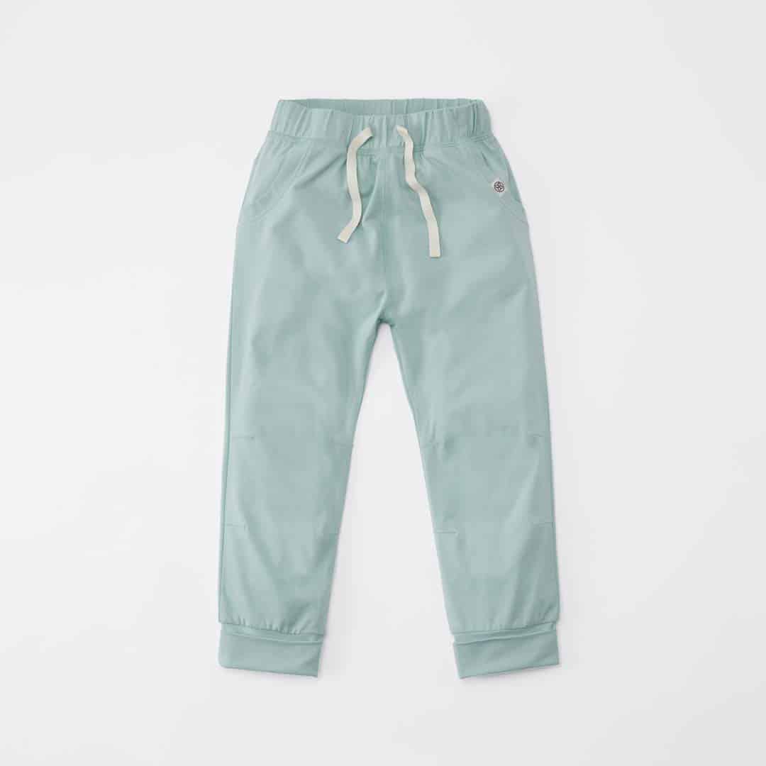 Kinder Jogginghose in Mintgrün mit elastischem Bund
