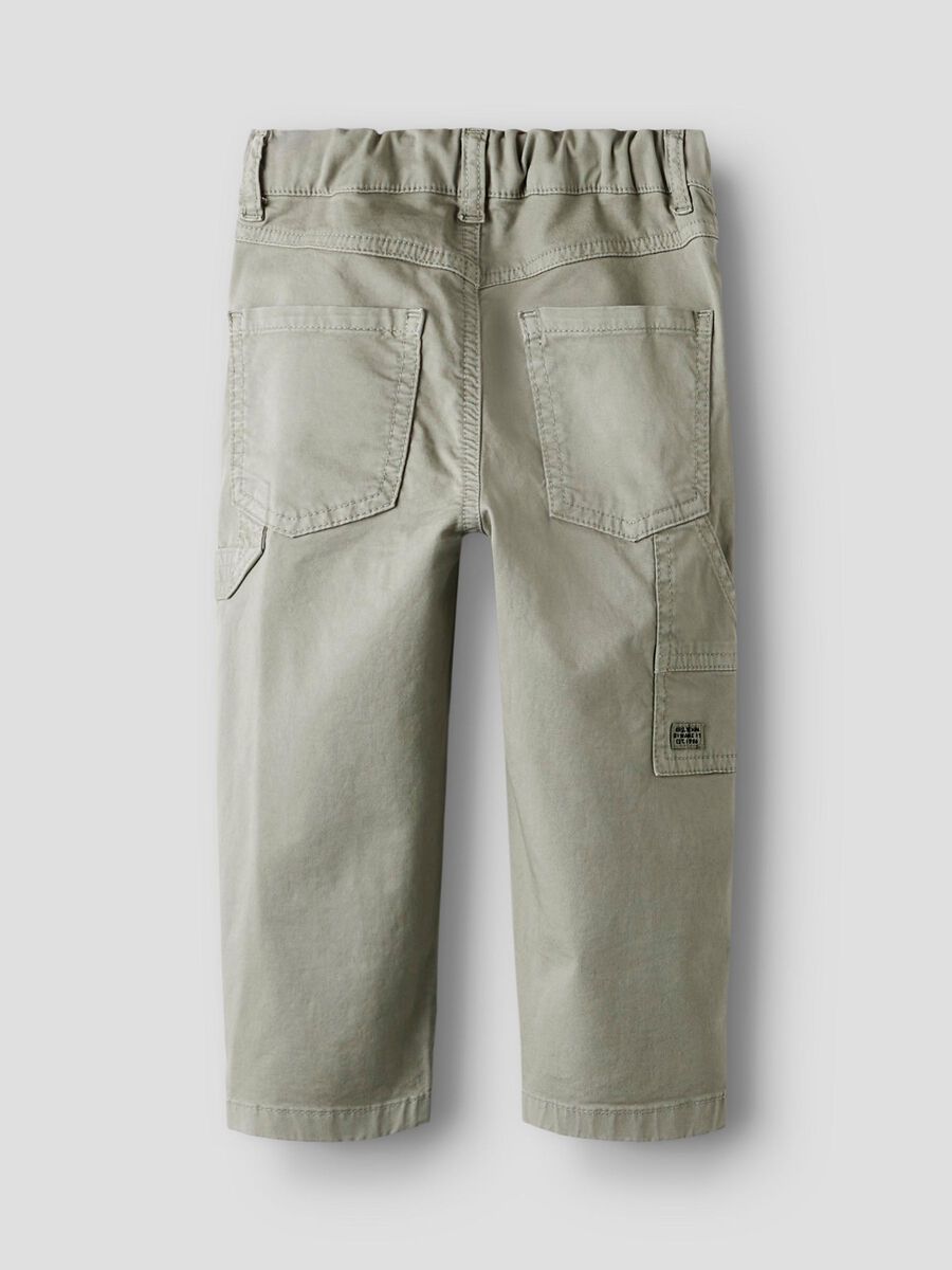 Kinder Twillhose in der Farbe Shadow mit Taschen, Name It, Bärechind Winterthur Zürich Schweiz
