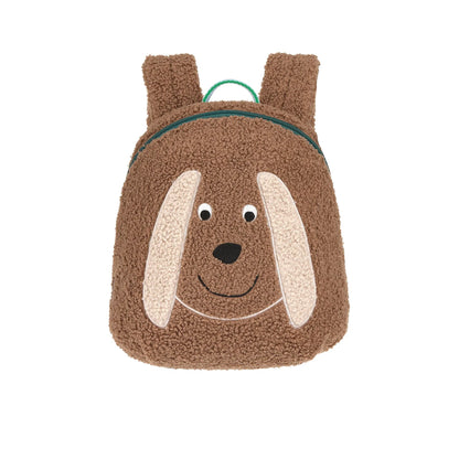 Kinderrucksack Tiny Team in Teddy-Optik von Lässig, erhältlich bei Bärechind in Winterthur, Zürich, Schweiz.