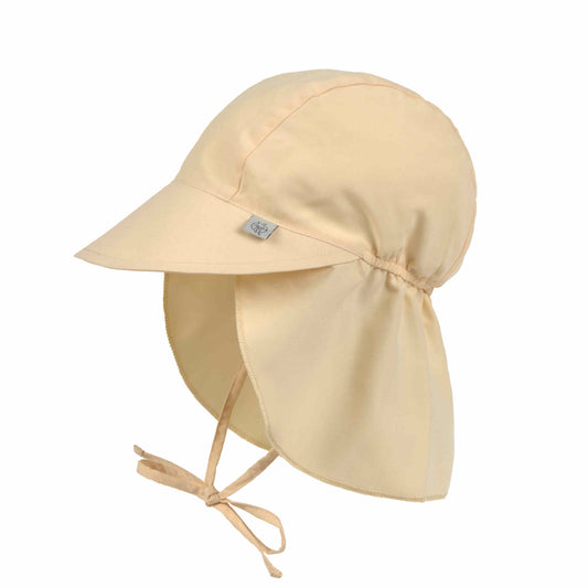 Sonnenhut von Lässig für Babys in Gelb – mit UV-Schutz 80 & langem Nackenschutz, Vorderansicht