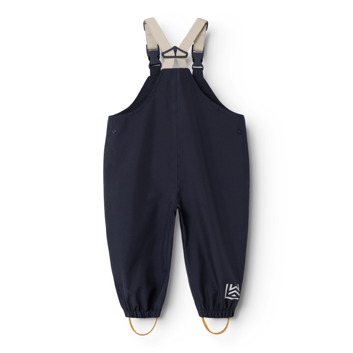 Regenhose Manu von Liewood in der Vorderansicht mit verstellbaren Trägern