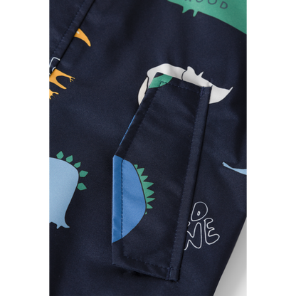 Detail der wasserdichten Liewood Pedia Regenjacke mit versiegelten Nähten