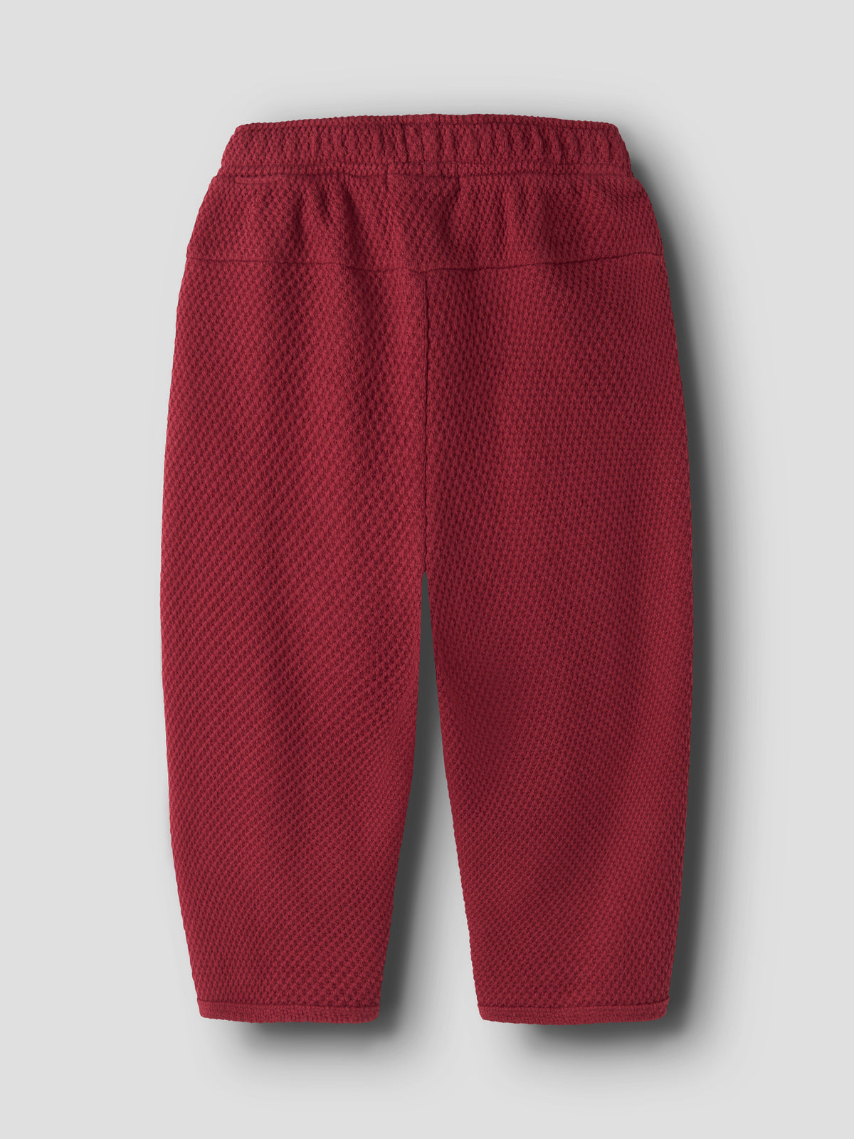 Kinderhose mit lockerer Passform aus Baumwolle, Rückansicht in Biking Red