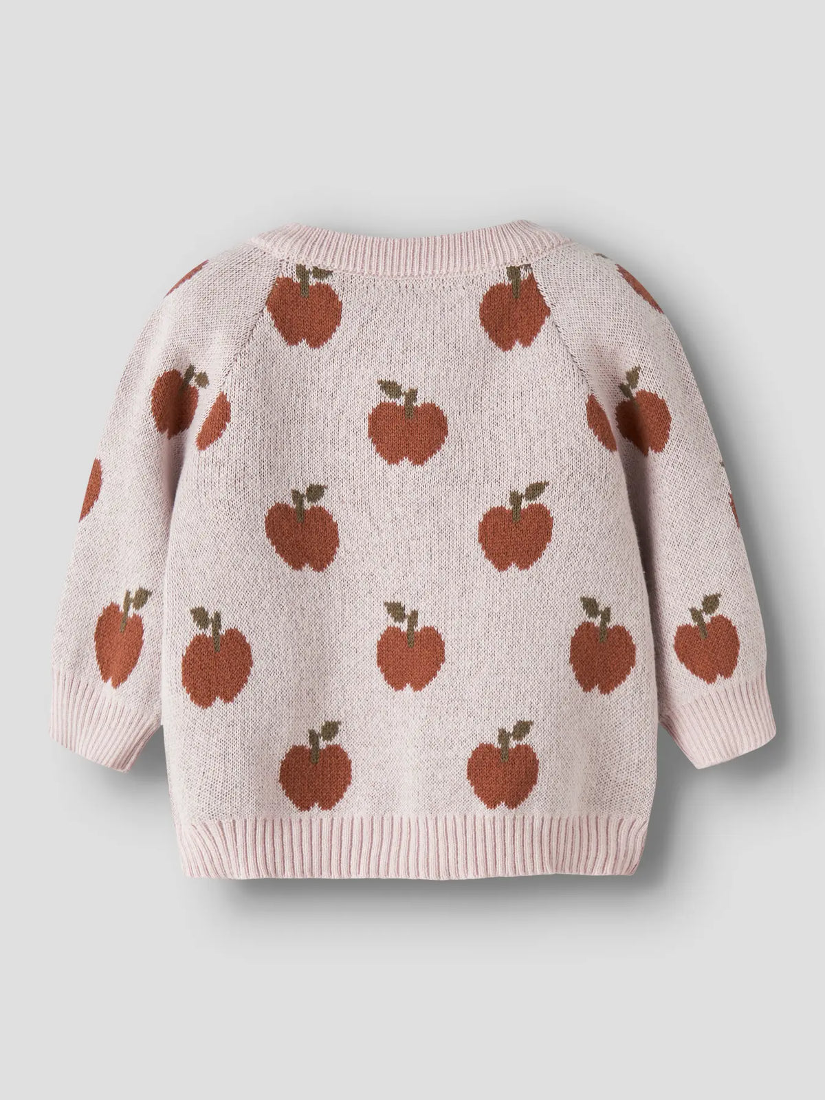 Baby Strickjacke mit Apfelprint von LIL'ATELIER bei Bärechind Winterthur Zürich Schweiz